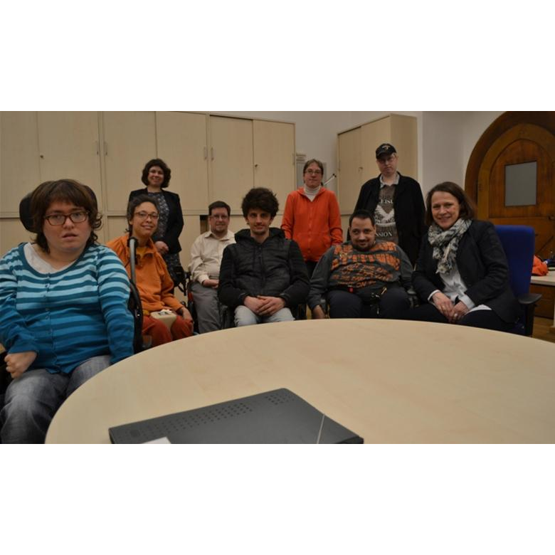Reporterteam trifft Frau Maltz-Schwarzfischer