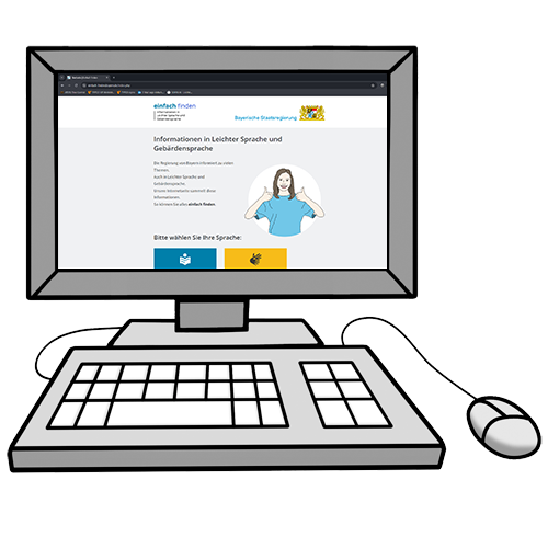 Neue Internet-Seite mit Informationen in Leichter Sprache