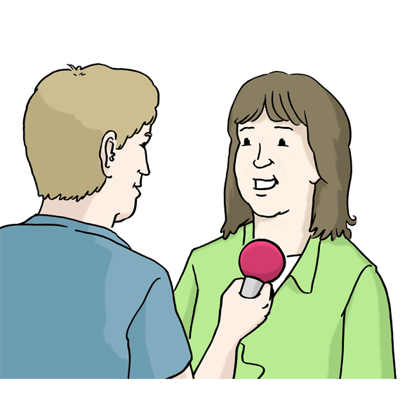Interview mit Brita Lange in Leichter Sprache